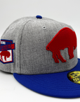 New Era Buffalo Bills Retro Heather Gray 59Fifty Fitted Hat