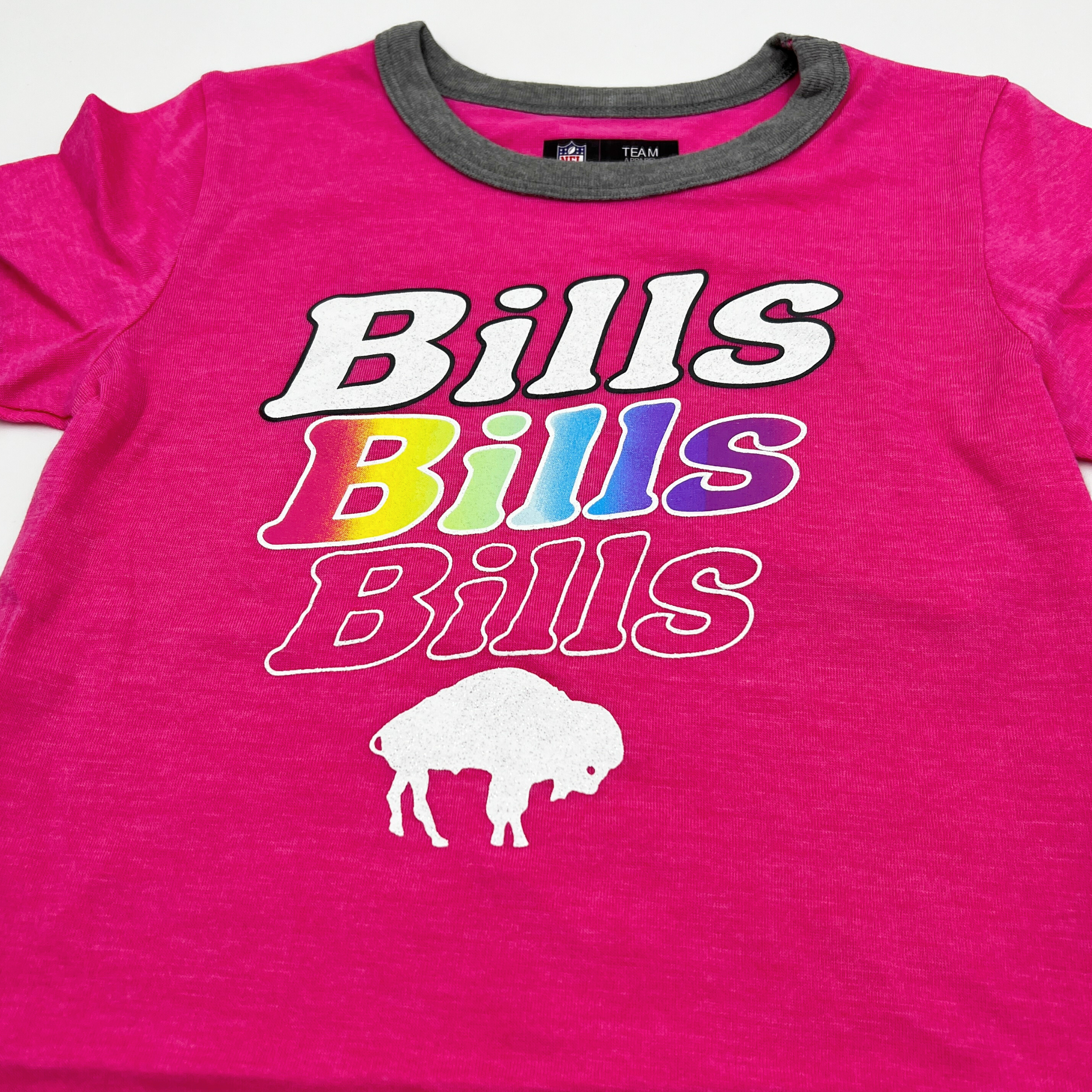 Girls New Era Buffalo Bills With Alternate Logo Pink Shirt | The