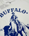 Buffalo Cowboy Yee Haw White Short Sleeve Shirt
