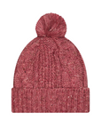 Women’s New Era Bills Pink & Red Tonal Trendy Knit Pom