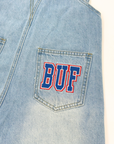 Women's Buffalo Bills Denim Shortalls