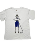 Women's Buffalo Sabres "Play The Ball" White Short Sleeve Shirt