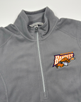 Women's Buffalo Bandits Microfleece Pearl Gray Half Zip Pullover
