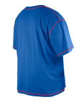 Men's Big New Era Bills Royal Blue Short Sleeve Shirt