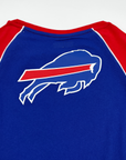 Women's New Era Bills Royal & Red 3/4 Long Sleeve Shirt