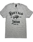 Buffalo Irish Est 1801 Gray Short Sleeve Shirt