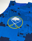 Buffalo Sabres Royal & Mesh Reversible Muscle Tank Top
