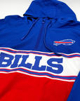 BIG & TALL New Era Bills Throwback Pullover Quarter Zip