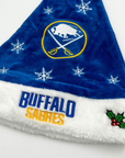 Buffalo Sabres Royal & Gold Holiday Santa Hat