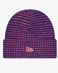 New Era Buffalo Bills 2026 Sideline Cold Weather Royal Blue & Red Waffle Knit Cuffed Hat