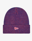 New Era Youth Buffalo Bills 2026 Sideline Cold Weather Royal Blue & Red Cuffed Knit Hat