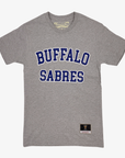 Mitchell & Ness Buffalo Sabres Wordmark Gray T-Shirt