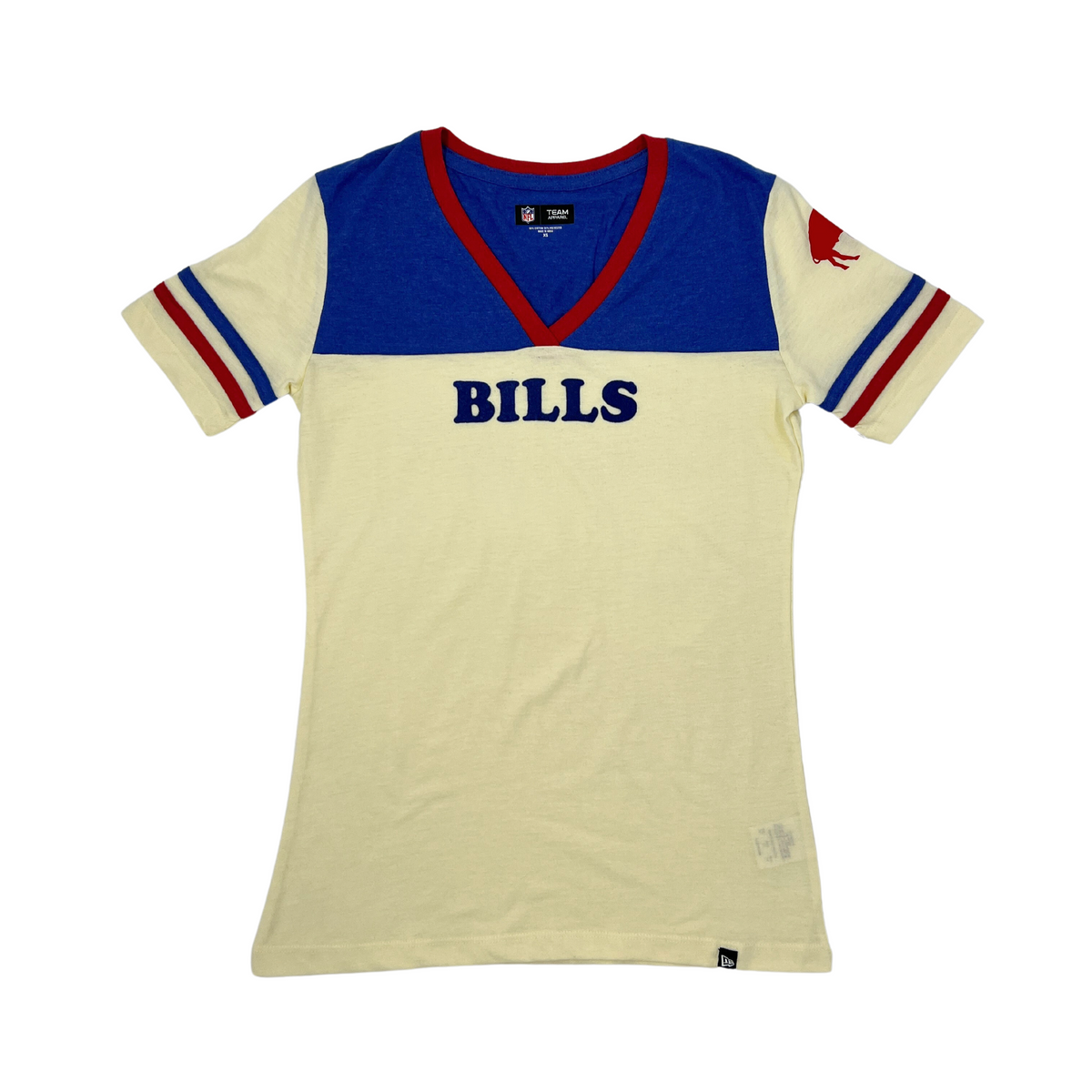 Buffalo Bills Women's T Shirt Casual Loosen Fit V-Neck Tee