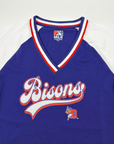 Women's New Era Buffalo Bisons Navy & White V-Neck