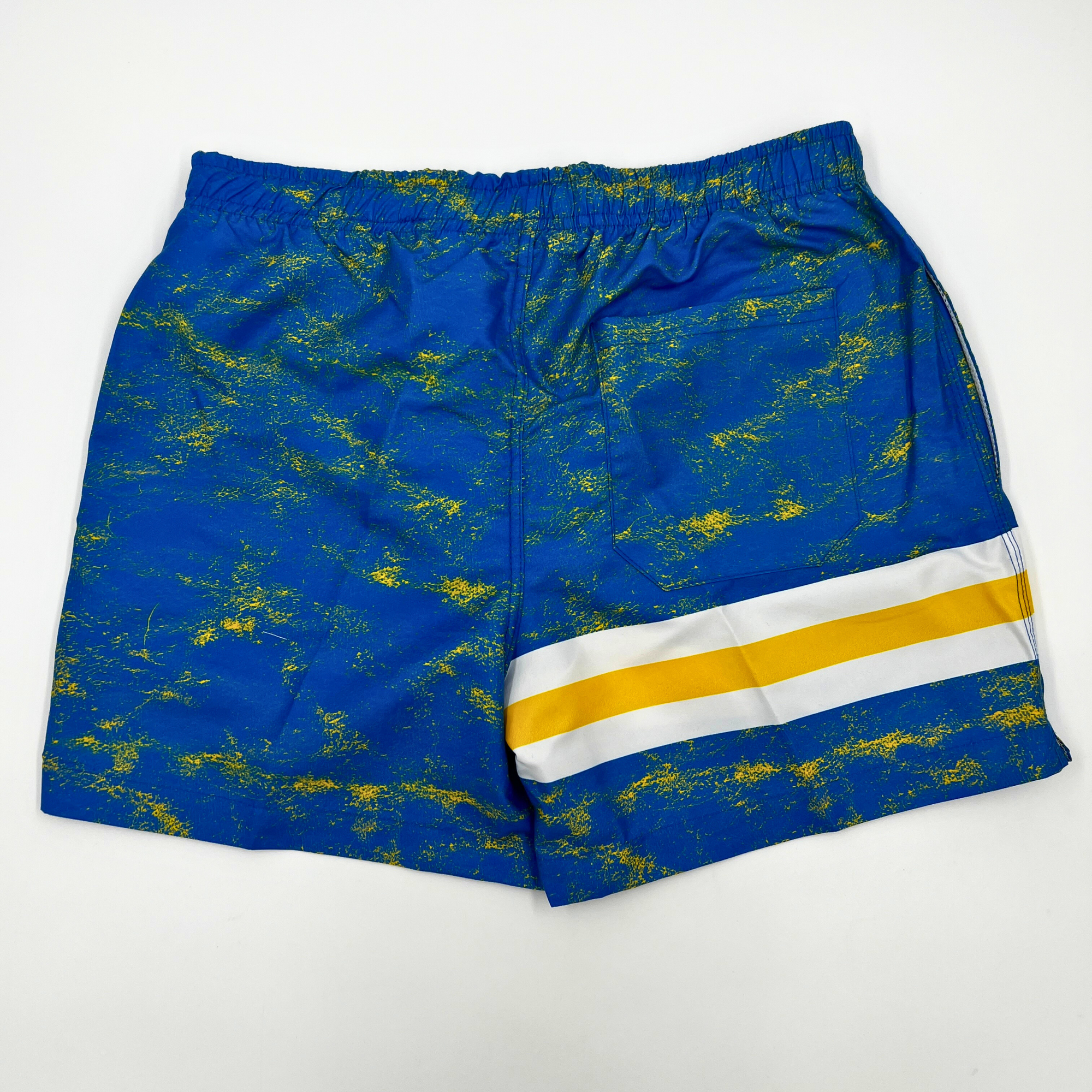 Buffalo Sabres Royal &amp; Gold With Primary Logo Swim Trunks