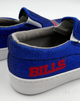 Women's Buffalo Bills Glitter Slip On Canvas Shoes
