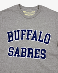 Mitchell & Ness Buffalo Sabres Wordmark Gray T-Shirt