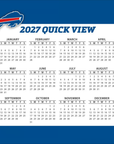Buffalo Bills 2027 Daily Sports Desk Calendar