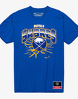 Mitchell & Ness Buffalo Sabres Earthquake Short Sleeve T-Shirt