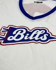 Women's Plus New Era Bills With Retro Logo White Short Sleeve Shirt