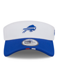 New Era Buffalo Bills 2025 Training Camp White & Royal Visor