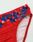 Women's Buffalo Bills Red Floral Bikini Bottoms