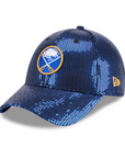 Women's New Era 9TWENTY Buffalo Sabres Primary Logo Royal Sequin Hat