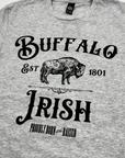 Buffalo Irish Est 1801 Gray Short Sleeve Shirt
