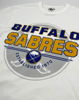 '47 Brand Buffalo Sabres White Wash Short Sleeve Shirt