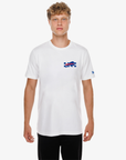 New Era Buffalo Bills White Bills Crew Graphic T-Shirt