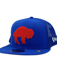 New Era 9FIFTY Buffalo Bills Royal Retro Mesh Trucker Hat