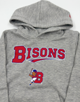 Youth New Era Buffalo Bisons Gray Pullover Hoodie