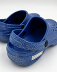 Women's Buffalo Bills Royal Blue With Glitter Clogs