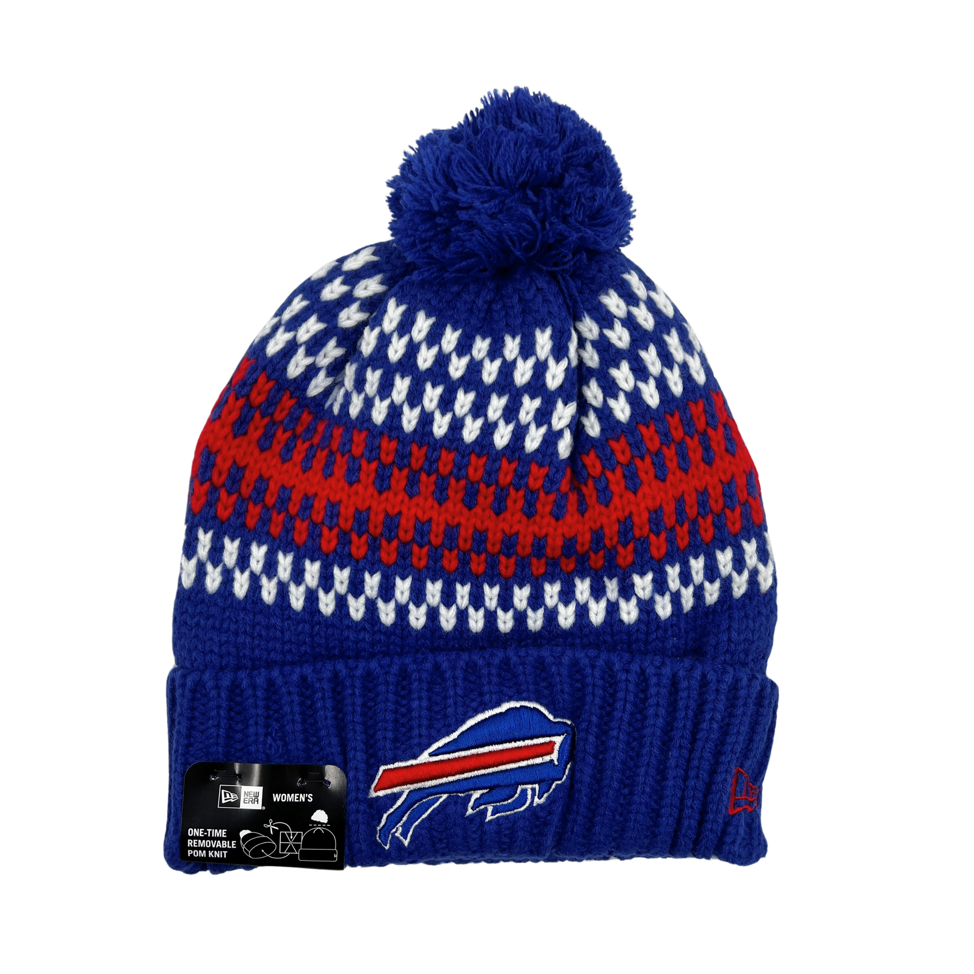 Women&#39;s New Era Buffalo Bills Knitted Stripes Winter Hat
