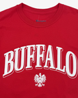 Buffalo with Polish White Eagle Red Short Sleeve T-Shirt
