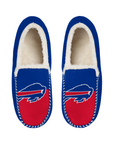 Buffalo Bills Royal & Red Fur Slippers