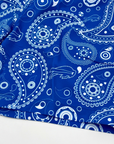 Buffalo Bills Paisley Traditional Pattern Royal Swim Trunks