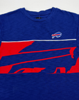 Buffalo Bills Big Logo Red & Blue Short Sleeve Shirt