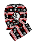 Buffalo Sabres Black & Red Crew Neck Ugly Pajama Set