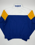 Women's New Era Sabres Lightweight Full Zip Cropped Windbreaker