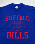 Buffalo Bills Royal Touchdown Distressed Starter Short Sleeve Shirt