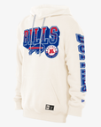 New Era Buffalo Bills Throwback Logo Cream Hoodie