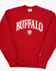 Red "Buffalo" with Polish White Eagle Crewneck