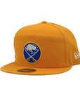 New Era 9FIFTY Buffalo Sabres Primary Logo Gold Canvas Snapback