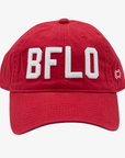 Red cap with 'BFLD' text on a white background