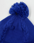 Women's New Era Buffalo Bills Primary Logo Royal Blue Pom Winter Hat