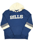 '47 Brand Bills Cadet Blue and Cream Heavy Pullover Hoodie