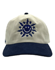 Buffalo City Seal Smiley Face Cream & Navy Cap