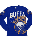 Buffalo Sabres Royal Blue Starter Graphic Long Sleeve Shirt