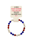 Jewels For Hope Holiday Touchdown: A Bills Love Story Women's Bracelet